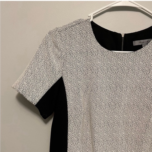 classiques entier black&gray colorblock dress with exposed back zipper - Picture 8 of 17